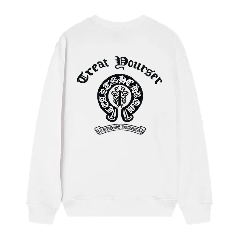 Chrome Hearts 🚩 1×1 Same Style logo OS ：Black，White Size ：S M L XL